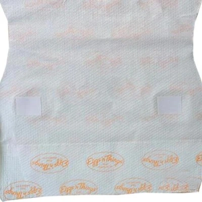 Tablier jetable de bavoir de bébé de bande dessinée imperméable respirant tablier d'enfant en bas âge alimentation manger