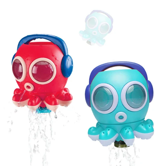 Jouet de bain pour enfants, Design poulpe de dessin animé, douche, pulvérisation d'eau tourbillonnante, jouet de bain amusant pour bébé, jouet de baignoire pour tout-petits